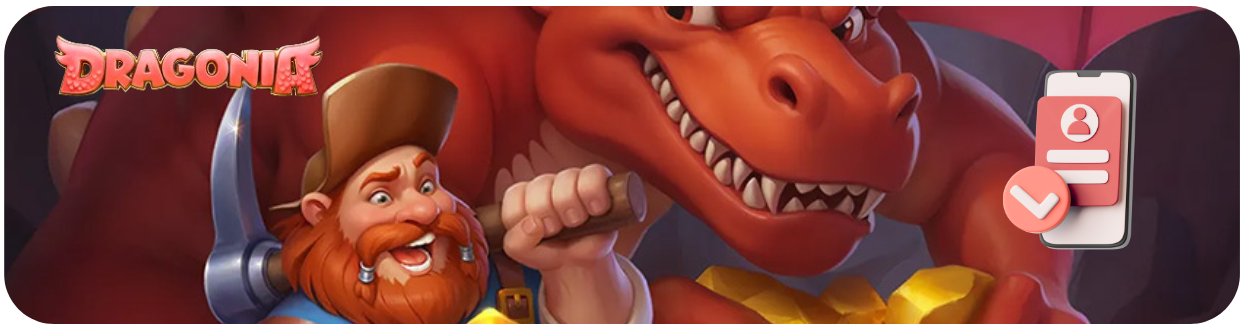 Skärmdump av registreringsformuläret på Dragonia Casino