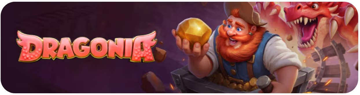 Introductiebeeld van Dragonia Casino met bonusoverzicht